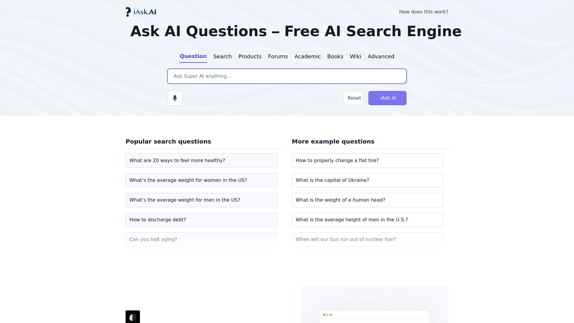 iAsk-免费的AI搜索引擎