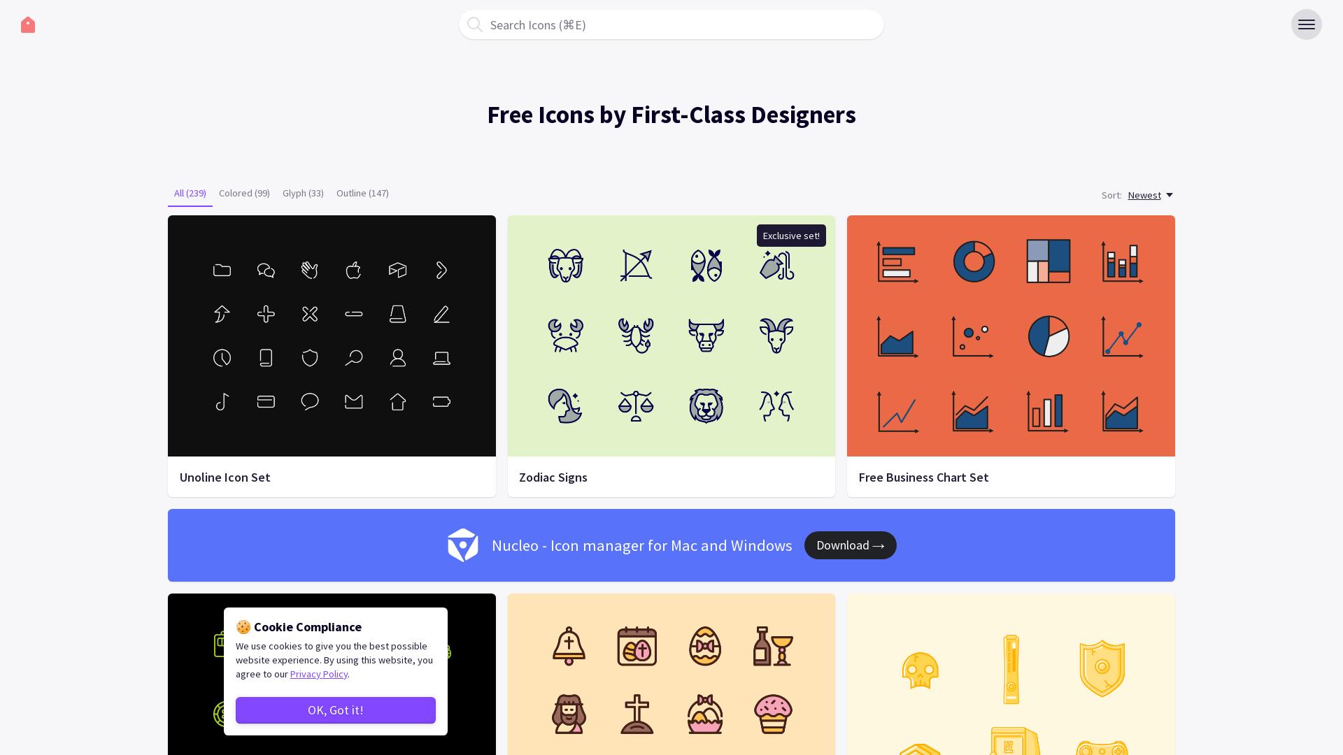 Free icons by first-class designers | Iconstore