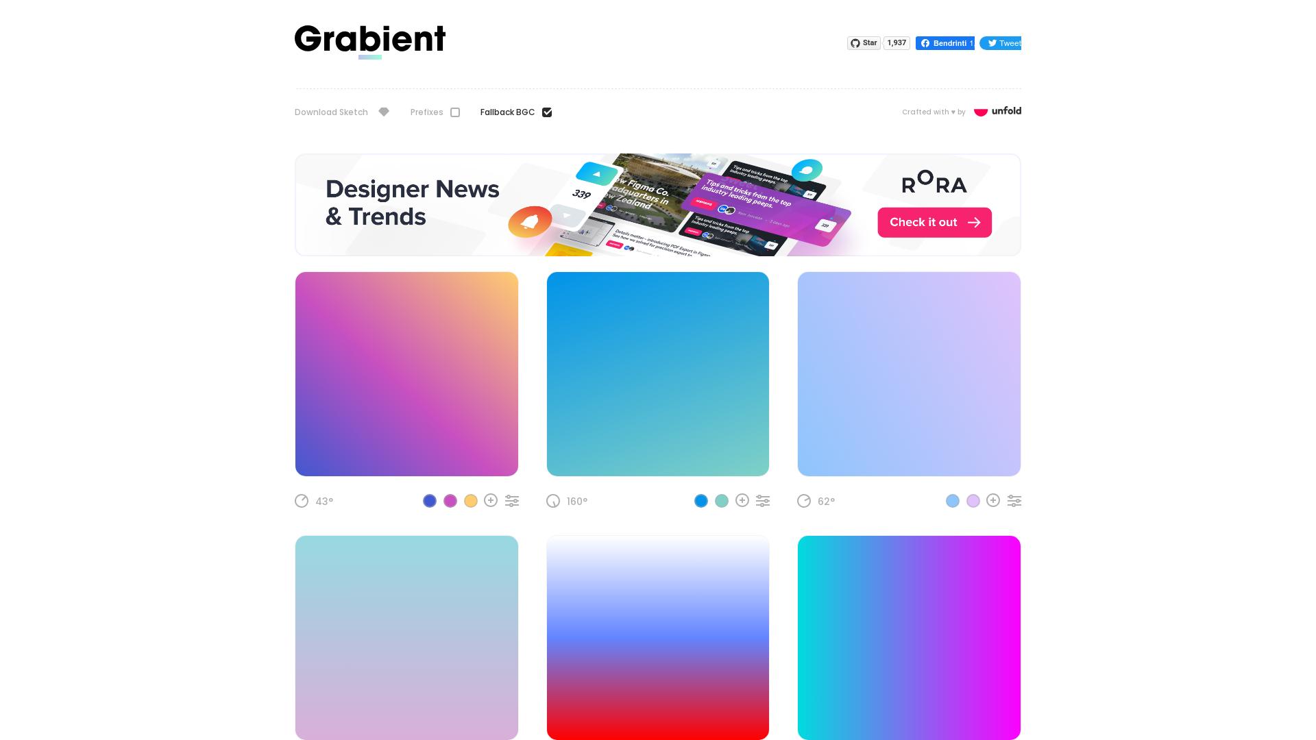 Gradient-一个简约的生成渐变色背景工具