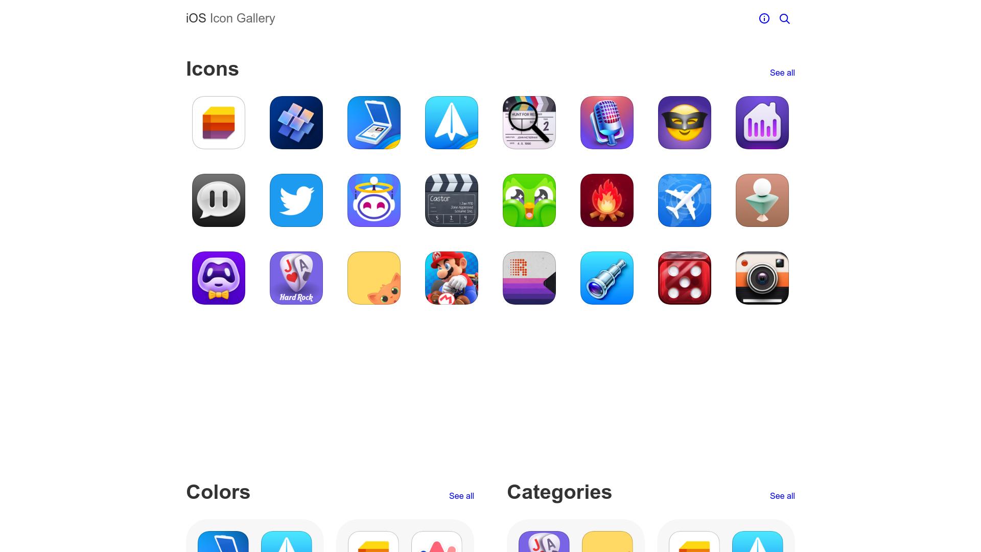 iOS Icon Gallery