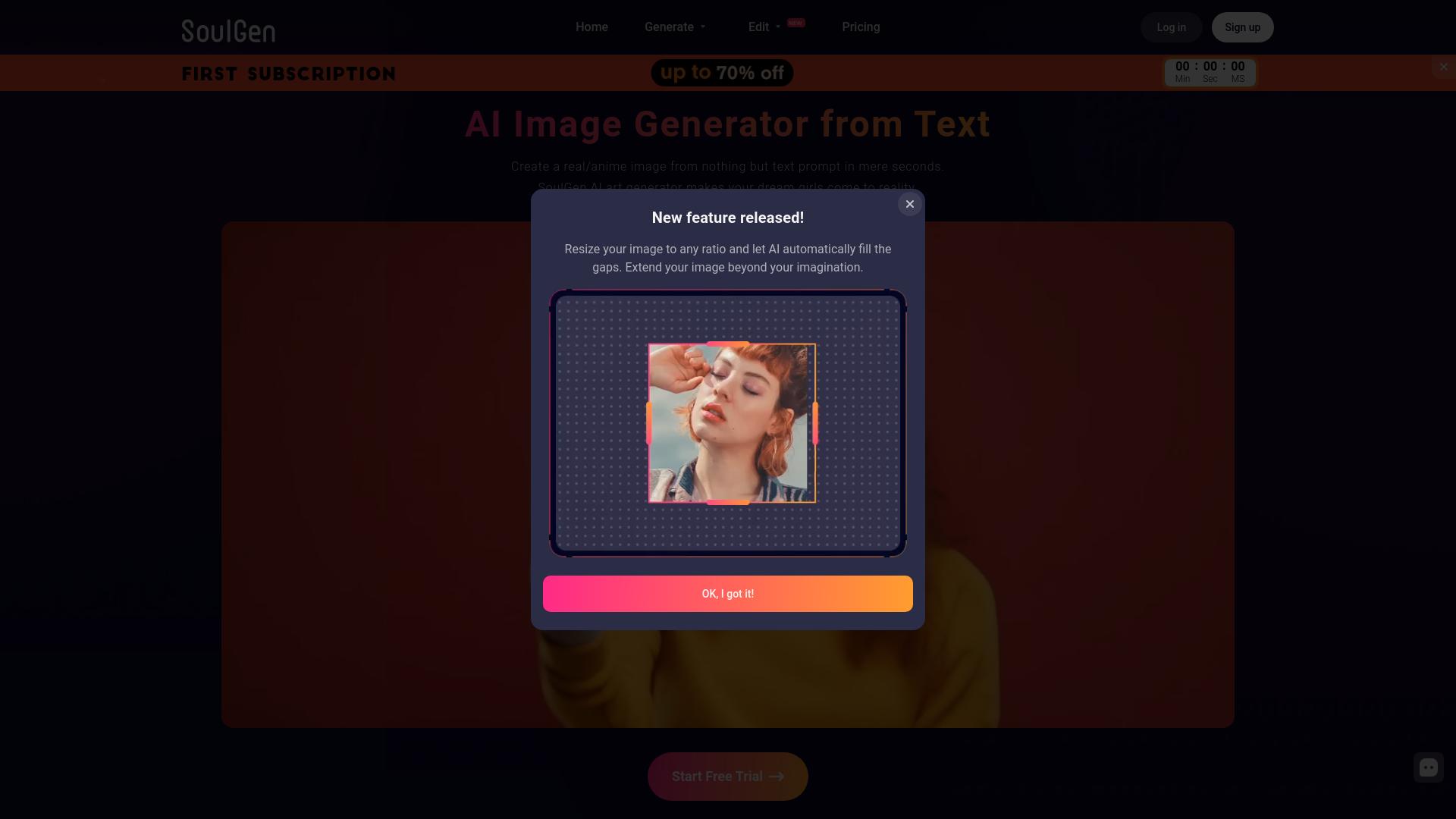 SoulGen-免费的人工智能图像生成器