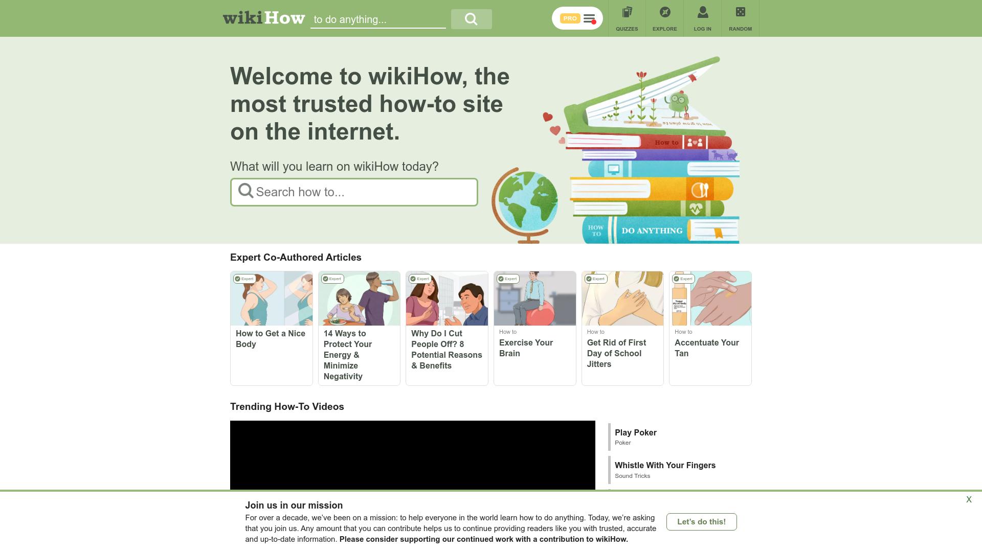 wikiHow-一个值得信赖的如何做指南网站